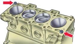 Втулки для центрирования головки на блоке цилиндров